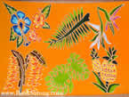 Stamp Sarongs Hand stamp batik sarongs from Bali