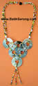 Mother Pearl Shell with Beads Necklace
