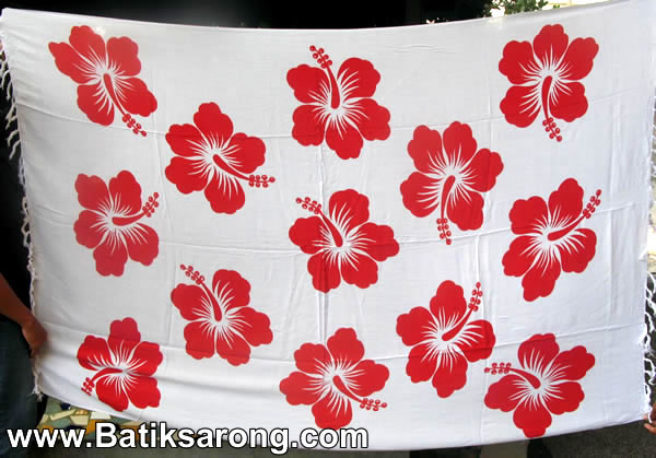 Flowers Sarongs Bali Indonesia Wholesale Pareo