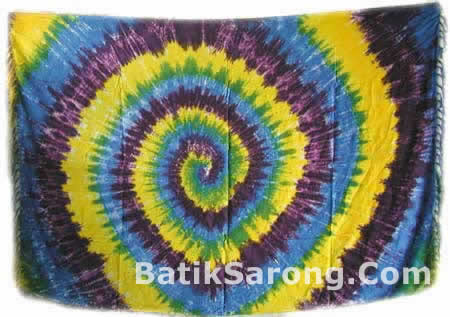 Tye Dye Sarongs Factory Java Bali Indonesia