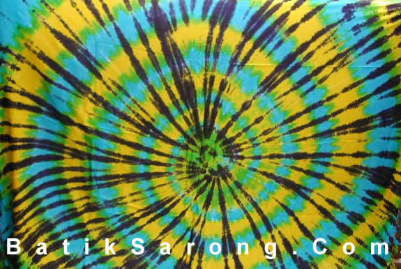 TIE DYE SARONGS MADE IN INDONESIA