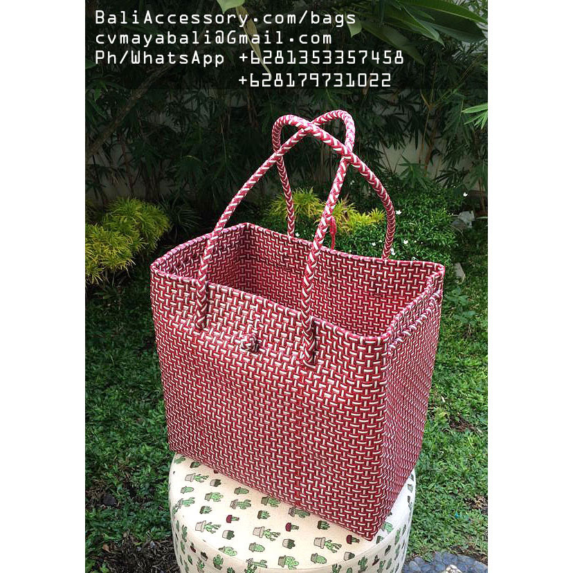 Recycled plastic bags from Bali Indonesia