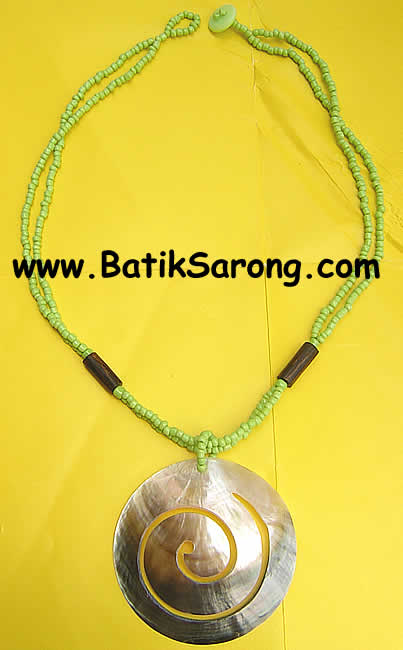 Necklace Pearl Shell Beads Necklace Bali Indonesia Beads Jewelry Manufacturer Company Beads Accessories