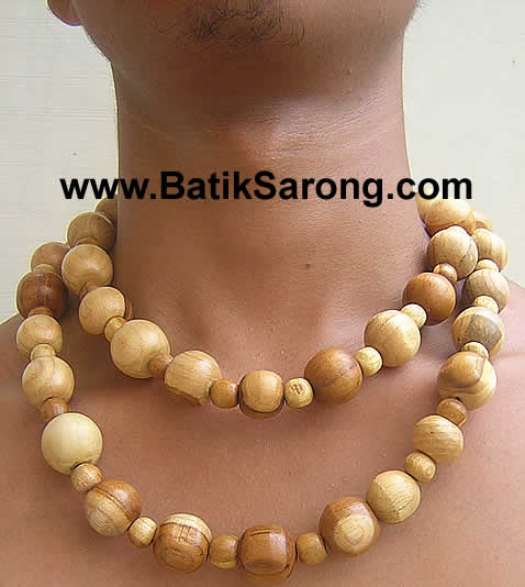 Wood Necklaces for Men Jewelry Accessories from Indonesia