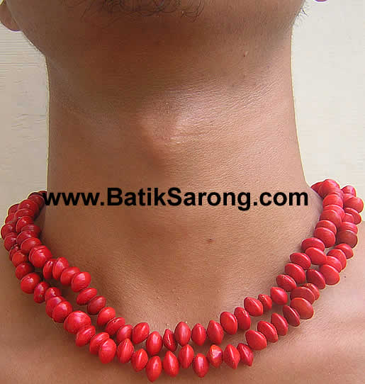 Wood Necklaces for Men Jewelry Accessories from Indonesia