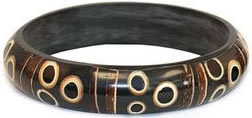 Resin and Bamboo Bangle Made in Indonesia