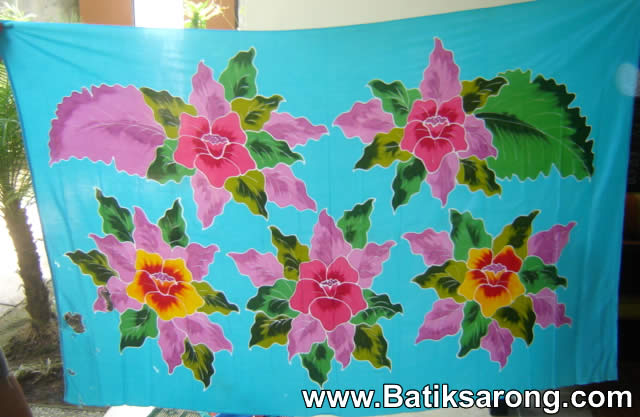 Handpainted Sarongs Batik Factory Bali