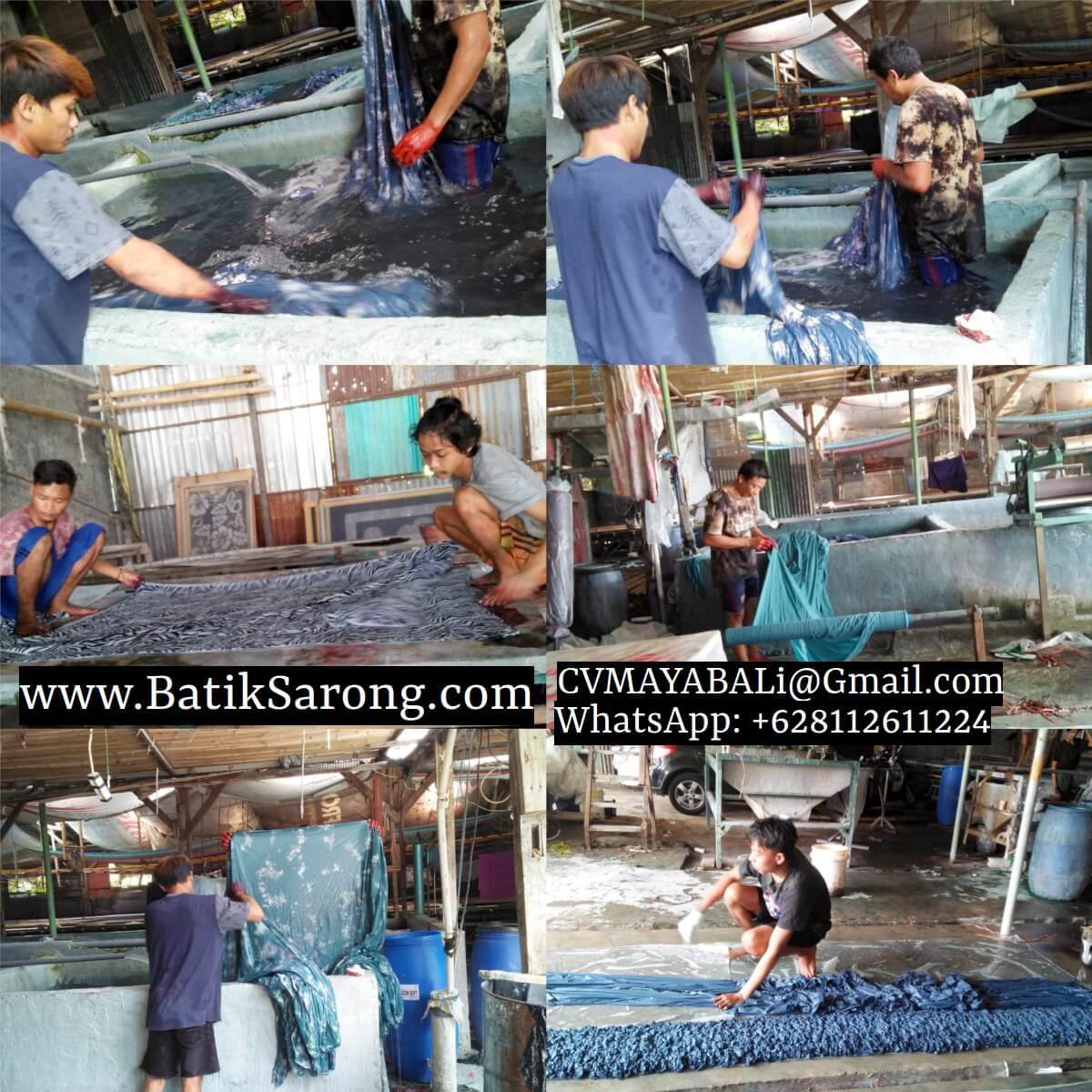 Indonesia Batik Factory Cheap Bali Sarongs Wholesale