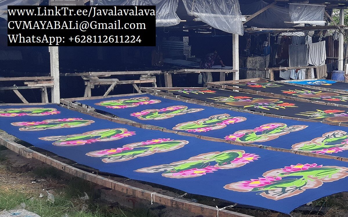 Lavalava Factory in Java Indonesia