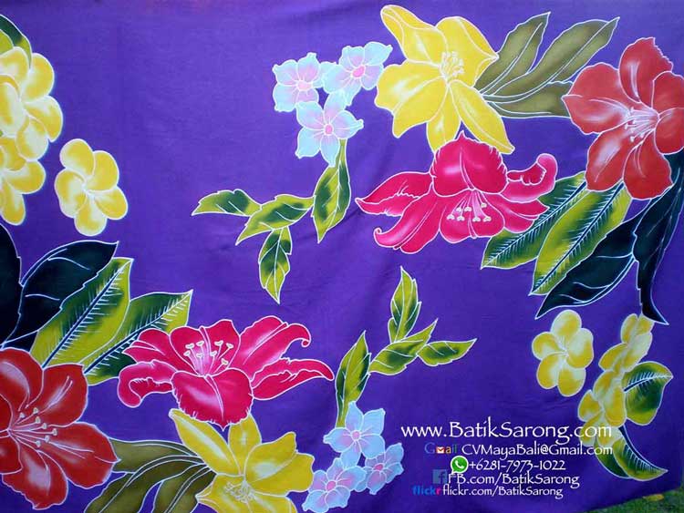 Hawaiian Sarong From Indonesia