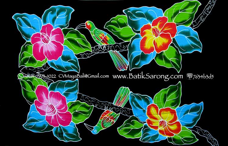  Bali Batik Pareo Handpainted made in Indonesia