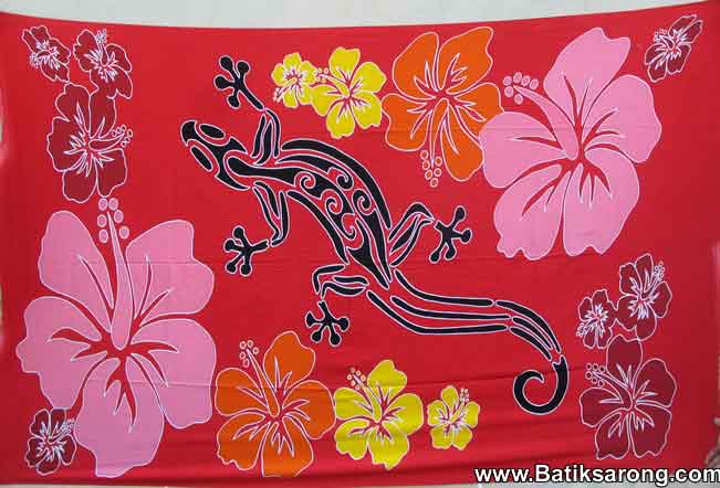 Handpainted Sarongs Bali Pareo Fabric