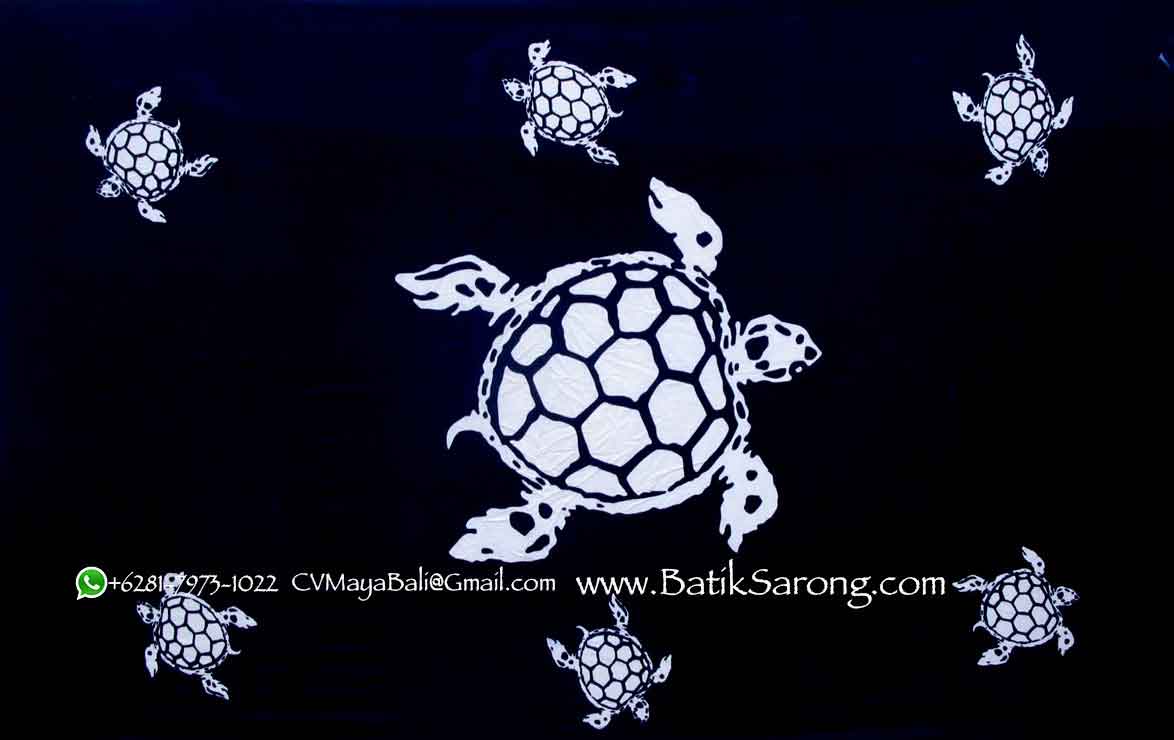 Bali Sarongs Pareo Turtle Batik