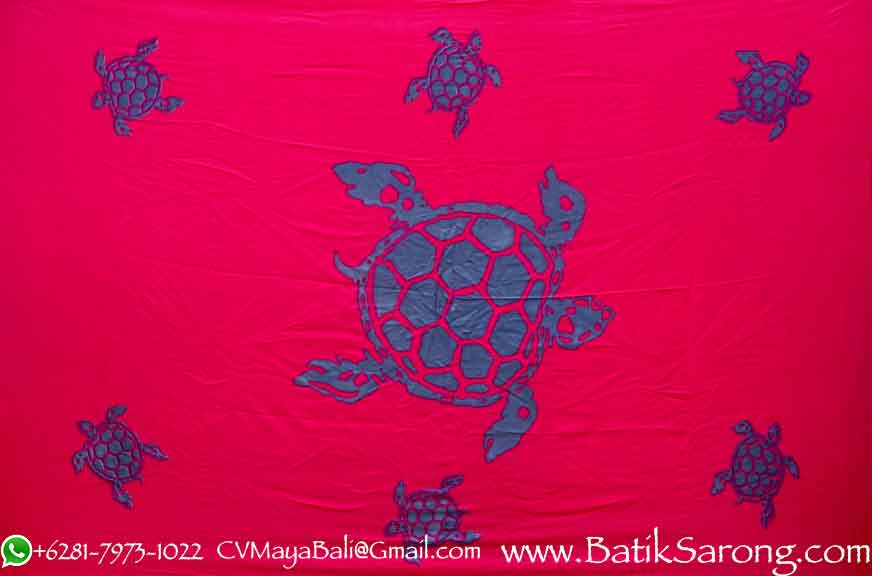 Bali Sarongs Turtle Motif