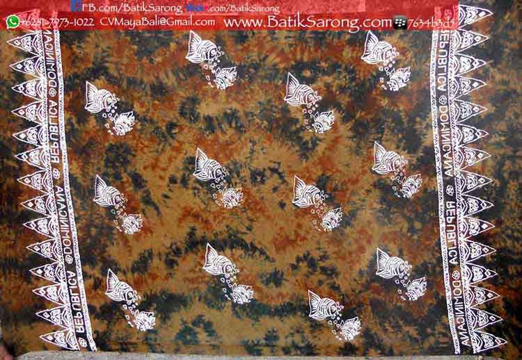 MC37 Batik Rayon Pareo Bali Indonesia