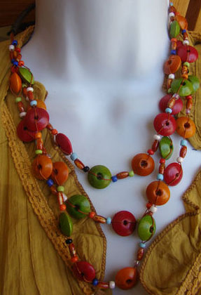 NP20-14 Bali Beaded Necklaces Bali Accessories Wholesale