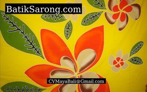 Sarong Hibiscus Tiare Indonesia