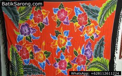 Indonesia Floral Pareo Handpainted Sarongs Suppliers