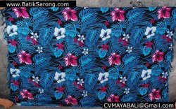 Hibiscus Printed Beach Sarongs Indonesia