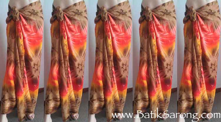 Batik Tie Dye Sarongs Bali