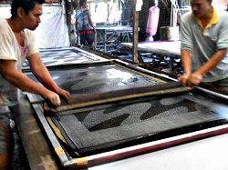 Screen Printing Sarong Factory