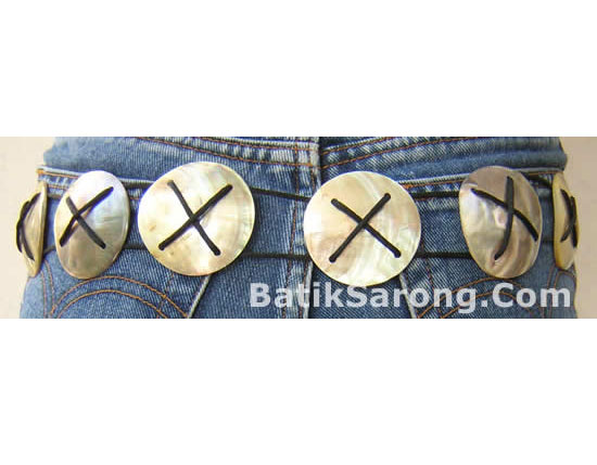 WHOLESALER MOTHER OF PEARL BELTS BALI INDONESIA