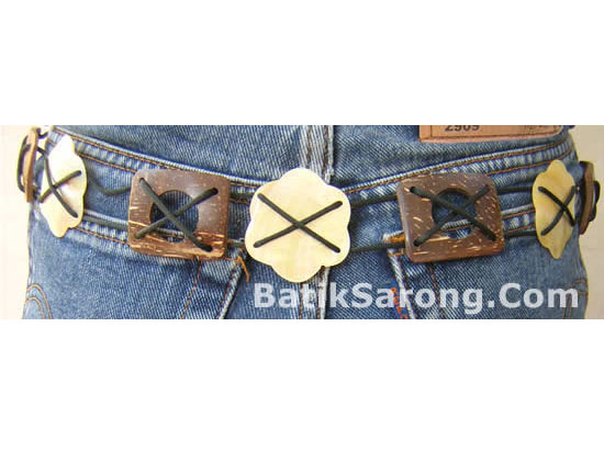 SHOP MOTHER OF PEARL SHELL BELTS BALI INDONESIA