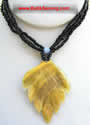 Dyed Bone Necklace