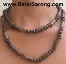 Wood and Coco Beads Necklace