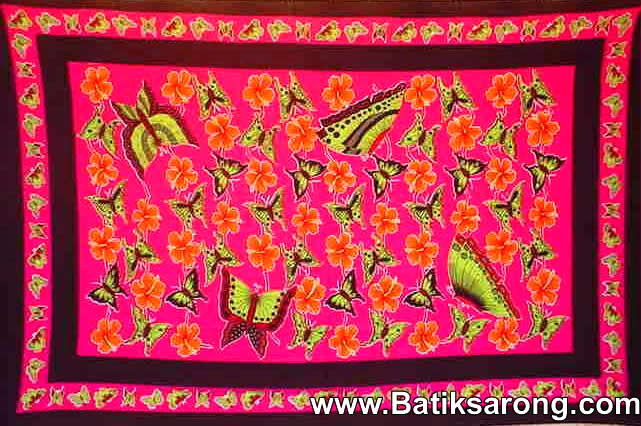 Silk Screen Sarongs Bali