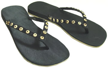 EXPORTER BEADED SLIPPERS