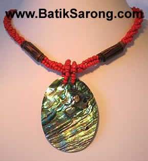 BEADS NECKLACE ABALONE SHELL