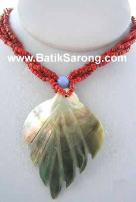 BEADS NECKLACE ABALONE SHELL