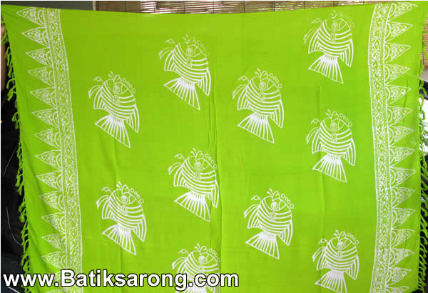 Sarongs Bali Indonesia Hand Painting